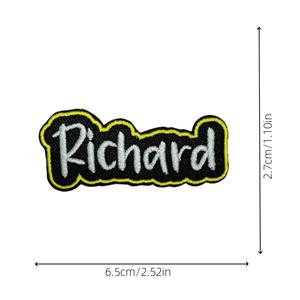 シェニール刺繍イングリッシュパッチ布PVC DIYアイロン刺繍パッチ帽子用アクセサリー装飾キャンバス生地 - Product Image 6