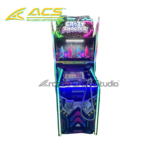 Console de jeu d'arcade de tir au laser Crazy Shooter à monnayeur pour 2 joueurs, écran tactile 10 pouces, en fer et plastique, modèle ACS-0088 - Product Image 5