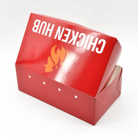 Boîte personnalisée à emporter de qualité alimentaire coréenne hot dog à emporter burger français restauration rapide papier poulet frit