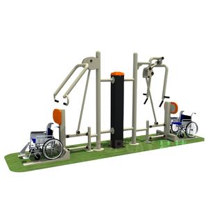 Équipement de fitness pour <span class=keywords><strong>personne</strong></span> <span class=keywords><strong>handicapée</strong></span> à double sit pour adulte dans un appareil de fitness extérieur utilisé dans un <span class=keywords><strong>parc</strong></span> public et dans la communauté - Product Image 3
