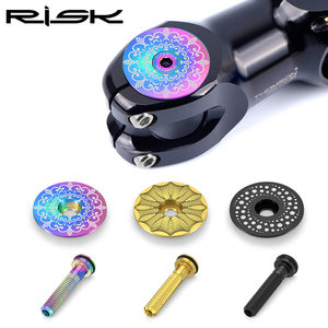 Rischio 28.6mm forcella anteriore coperchio superiore in acciaio ciotola verticale superiore con manico in lega di titanio parti di biciclette da strada da montagna - Product Image 3