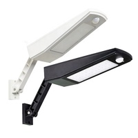 Applique murale solaire à détecteur de mouvement, angle réglable IP65, lampe de sécurité extérieure étanche pour jardin, rue et nuit, lampes solaires