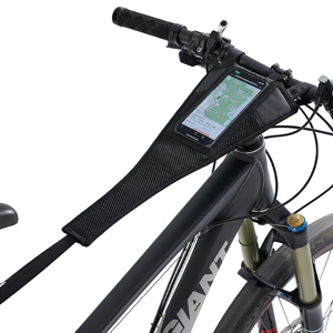 אופניים זיעה כיסוי bicycleלוף זיעה נטו עם טלפון מסגרת אופניים מגן זיעה לוכד אופניים מקורה לאימוני אופניים - Product Image 1