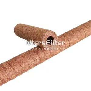 55X30X250MM UTERS Customized Size 200 Micron Phenolic Resin Filter Element, High Viscosity Fluid Filter Element For Filter