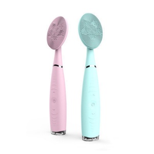 Cepillo de Limpieza Facial Eléctrico Recargable por USB de Silicona, Exfoliante Facial Vibrador de Mano para Limpieza Profunda de Poros - Product Image 2