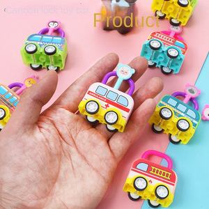 Juguetes Educativos de Dibujos Animados en Miniatura, Tren de Juguete para Armar, Juguete de Descompresión Manual para Niños de 2 a 4 Años, Material PP - Product Image 2