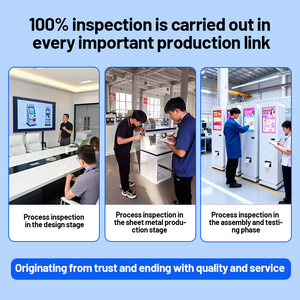 ตู้บริการตนเองกลางแจ้ง กันน้ำ ทนแดด มองเห็นได้ชัดเจน<span class=keywords><strong>ภ</strong></span>ายใต้แสงแดด รองรับเงินสด พร้อมกล้อง - Product Image 4