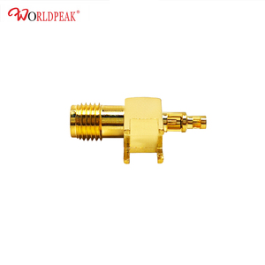 ขั้วต่อสายเคเบิลมุมขวา RF ขั้วต่อ SMA Series ชุบทอง SMA <span class=keywords><strong>KWE</strong></span> สำหรับสาย coaixal ขนาดเล็ก1.13มม. - Product Image 2