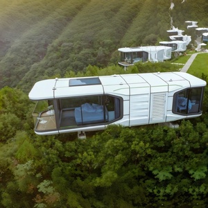 Mini-remorque de camping avec design compact et équipements de luxe pour les voyages et les besoins de vie permanentes - Product Image 4