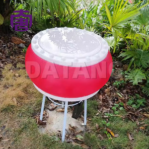 Lumières LED de Noël et du Nouvel An en forme de tambour chinois, décorations extérieures durables avec indice de protection IP65 - Product Image 1