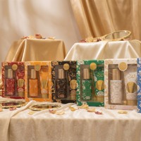 Lait corporel 75 ml + Vaporisateur corporel 75 ml, senteur florale boisée, parfum arabe, lotion parfumée longue durée, parfums arabes, coffrets cadeaux