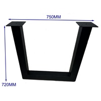 Meubles en gros Support de restaurant Design personnalisé Pieds de table en métal pour bureau