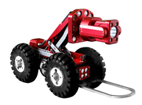 Robot caméra d'inspection de pales d'éoliennes et de canalisations d'égouts CCTV avec câble de 100 m, écran de 10 pouces, indice de protection IP68 et zoom