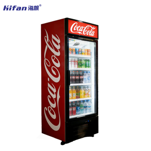 Vente directe d'usine, refroidisseur de boissons commercial avec porte vitrée et éclairage LED, réfrigérateur à refroidissement direct pour magasin - Product Image 5