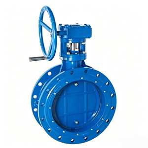 Valvola a <span class=keywords><strong>Farfalla</strong></span> a Doppio Eccentrico Elettrica Manuale Pneumatica in Ghisa Sferoidale con Guarnizione Morbida Tipo Telescopico Disponibile OEM per Acqua, 3 Anni di Garanzia - Product Image 3