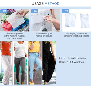 Fogli Ammorbidenti <span class=keywords><strong>per</strong></span> Bucato Personalizzati all'Ingrosso, Profumati e a Lunga Durata - Product Image 4