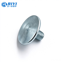 Custom Large Round Head Truss Bolt Overmolded Screw, Non-standard Fastener OEM ODM, Customized by Drawings & Samples
