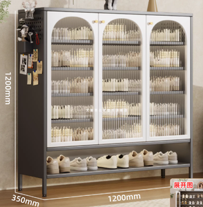 New Design Fashion Hot Sale Modern Style Thin Style Corridor Foyer <b>Storage</b> <b>Rack</b> Indoor Tipping Bucket <b>Shoe</b> Cabinet - Product Image 4