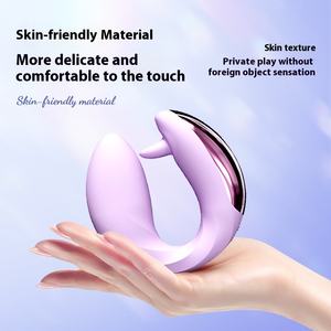 Grosir mainan seks dewasa generasi penjilat lidah musim semi menawan Masturbator wanita ungu - Product Image 2