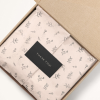 Papier de Soie Imprimé Personnalisé, Papier d'Emballage avec Logo, Emballage Cadeau Personnalisé, Papier d'Emballage Décoratif, Commande en Gros en Vrac