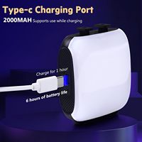 Lampe d'appoint RVB rétractable CYKE D4 avec clip pour téléphone, idéale pour iPhone, ordinateurs portables, selfies, vidéos en direct et éclairage beauté, rechargeable