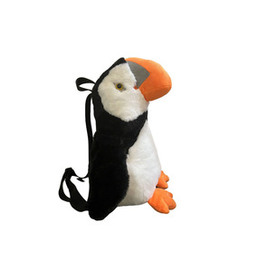 Jouets <span class=keywords><strong>en</strong></span> peluche Puffin avec chapeau cornu de Viking, design réaliste et éclatant, fabrication OEM/ODM CE CPC - Product Image 6