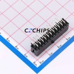 WB300A1H-223P-002 Wire-to-Board Pin Header Bent Lead Through Hole,P=3mm Connector 2x11P 3mm Right Angle Insert Micro-Fit MX 3.0 - Product Image 2