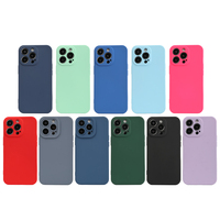 Étui de téléphone antichoc de haute qualité, coque en TPU noir avec doublure en flanelle, étui pour téléphones portables, coque Candy pour iPhone 18