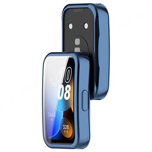HUANLONG étui de protection en TPU pour Huawei Band 8/9/10 NFC étui plaqué tout autour de l'écran pare-chocs étuis de couverture - Product Image 6