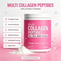 Poudre de collagène marin pour les soins de la peau, complément de peptides de collagène marin hydrolysé de qualité supérieure