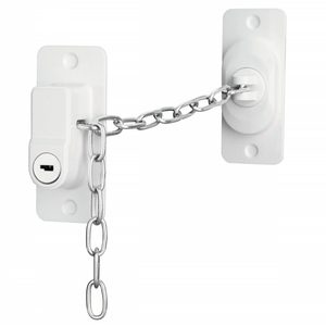 Adjustable Child <b>Safety</b> Lock For Refrigerator Freezer Door With <b>Chain</b> And <b>Key</b> Lock Easy Installation - Product Image 1
