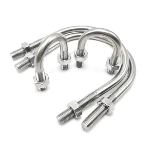 M4 M5 M6 Thép Không Gỉ SS304 Bu Lông Neo J Hook Bolt U Bolt