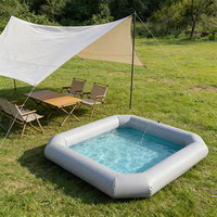 Piscine gonflable en PVC personnalisable de qualité supérieure Keyubo 4*3*0.6m, livraison rapide et prix de gros