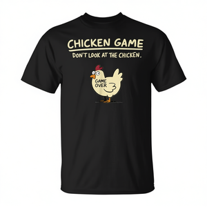 Camiseta Chicken Game Don't Look At The Chicken, diseño divertido, unisex, talla para adultos - Product Image 2