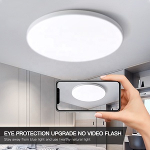Luz de <span class=keywords><strong>Techo</strong></span> para Interiores Impermeable de 36W 45W, Lámpara <span class=keywords><strong>LED</strong></span> de <span class=keywords><strong>Techo</strong></span> Circular Ultrafina y Moderna para el Hogar, Iluminación de Fácil Instalación para Sala de Estar - Product Image 3