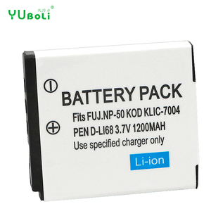 สำหรับ<span class=keywords><strong>ฟูจิ</strong></span> NP-50 โกดัก KLIC-7004 เพนแท็กซ์ ดี-ลี 68 เปลี่ยนแบตเตอรี่ Li-Ion 3.7V 1200mAh Fit X10 M341 V10 กล้องดิจิตอล - Product Image 2