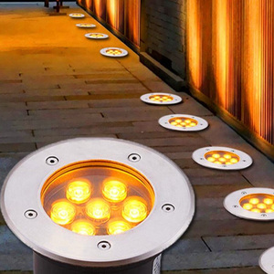 ไฟส่องพื้นสนามหญ้าแบบฝังดินกลางแจ้ง กันน้ำ IP67 LED - Product Image 1