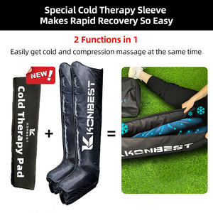 Système de Massage Complet des Jambes Thera body Bottes de Récupération par Thérapie de Pression à Compression d'<span class=keywords><strong>Air</strong></span> avec Pompe à <span class=keywords><strong>Air</strong></span> 6 Chambres Batterie 5200mAh et Logo Personnalisé - Product Image 4