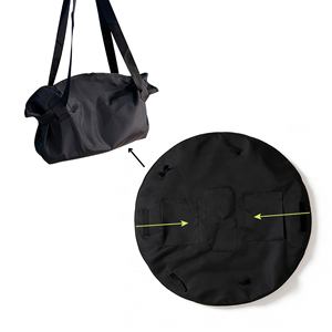 Bolsa de Viaje de Gran Capacidad, Ligera, con Cierre de Gancho y Bucle de Poliéster, para Viajes, Gimnasio, Portátil, Campamento, con Cordón Ajustable - Product Image 5