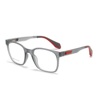 Monture de lunettes optiques carrées unisexe en TR90, bleu mat, légère, pour verres de prescription, style sport