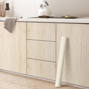 Amplia grano de madera decoración del hogar muebles <span class=keywords><strong>vinilo</strong></span> impermeable autoadhesivo PVC cocina <span class=keywords><strong>armario</strong></span> puerta <span class=keywords><strong>papel</strong></span> tapiz decoración película protectora - Product Image 5