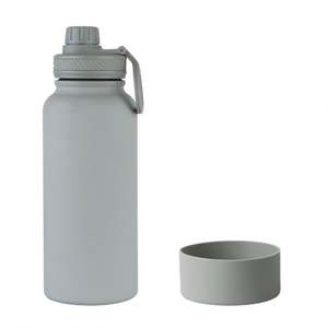 <b>Insulated</b> Gym <b>Bottle</b> 32Oz <b>Stainless</b> <b>Steel</b> Double Wall Vacuum Wide Mouth <b>Water</b> Sports <b>Bottle</b> With Leakproof Spout Lid - Product Image 4