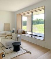 Cojín de ventana moderno personalizado, colchón de ventana de esponja suave para decoración de ventanas panorámicas de apartamentos