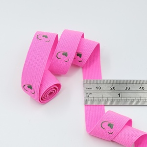 Alta Qualidade Personalizado <span class=keywords><strong>Elastic</strong></span> striated Impresso Logotipo Sustentável Nylon Poliéster Belt para Belt Webbing Bags Shoes - Product Image 4