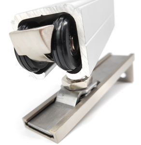 Système de rails et de rouleaux de <span class=keywords><strong>porte</strong></span> <span class=keywords><strong>coulissante</strong></span> robuste 1500kg <span class=keywords><strong>porte</strong></span> de grange <span class=keywords><strong>coulissante</strong></span> en alliage d'aluminium trois rails suspendus <span class=keywords><strong>rail</strong></span> de roue supérieur - Product Image 3