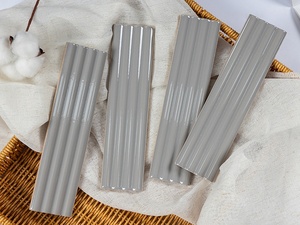 กระเบื้องโมเสคเซรามิกแบบซ้อนลายคลื่น ขนาด 50*200 มม. สีเขียวเข้มเคลือบเงา สำหรับผนังห้องอาบน้ำและผนังครัว - Product Image 2