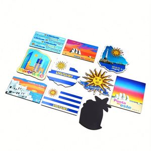 Wholesale Personalized Souvenir Refrigerator Aluminium Foil Paper Custom Made <b>Fridge</b> Magnet - Product Image 6
