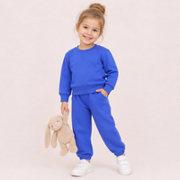 Ensemble de survêtement d'hiver 2 pièces pour tout-petits - Tenue décontractée respirante avec sweat-shirt et pantalon pour enfants