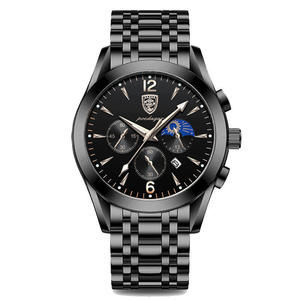 Relojes <span class=keywords><strong>de</strong></span> cuarzo <span class=keywords><strong>de</strong></span> lujo para hombre, <span class=keywords><strong>reloj</strong></span> con correa <span class=keywords><strong>de</strong></span> cuero con calendario luminoso resistente al agua para hombre - Product Image 6