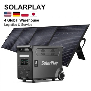 Generador Solar Solarplay Q3600 de 3600W y 3840Wh, Sistema de Respaldo Doméstico UPS, 400W Solares para Prevención de Cortes de Energía - Product Image 1